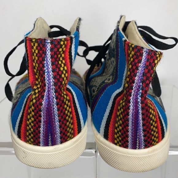 Iskay Woven High Top Inca‎ Tapestry Sneakers Eco-Friendly Men's 8 - Picture 8 of 13
